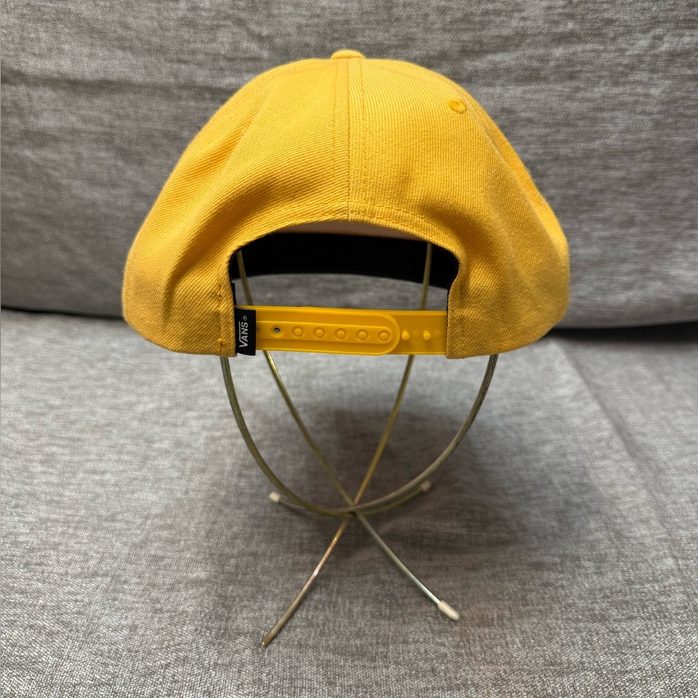 Adult Vans Logo Yellow Black Adjustable Hat Snapback - Picture 2 of 3